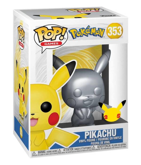 POKEMON PIKACHU SILVER EDITION POP 353 25th ANNIVERSARY