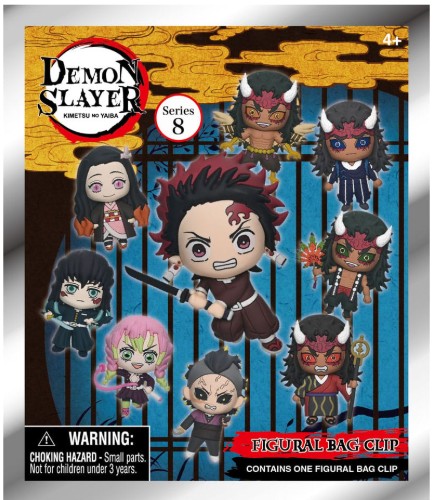 DEMON SLAYER S8 3D FOAM BAG CLIP