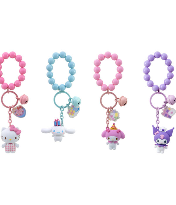 11685 - HELLO KITTY AND FRIENDS - KEYCHAIN & BRACELET - CELEBRATION SERIES - CHARACTERS PDQ 12PZ