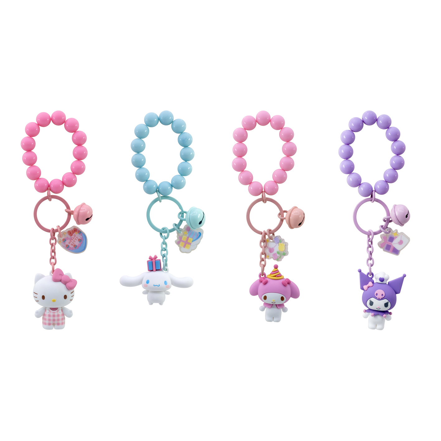 11685 - HELLO KITTY AND FRIENDS - KEYCHAIN & BRACELET - CELEBRATION SERIES - CHARACTERS PDQ 12PZ