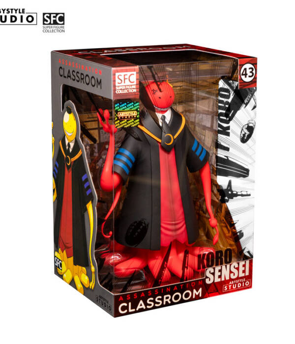 ASSASSINATION CLASSROOM - Statuetta rossa "Koro Sensei" 43