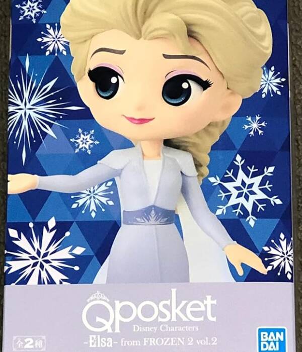 BANPRESTO 18751 - Q Posket Disney Characters -Elsa- From Frozen 2 Vol.2 (Ver.A)