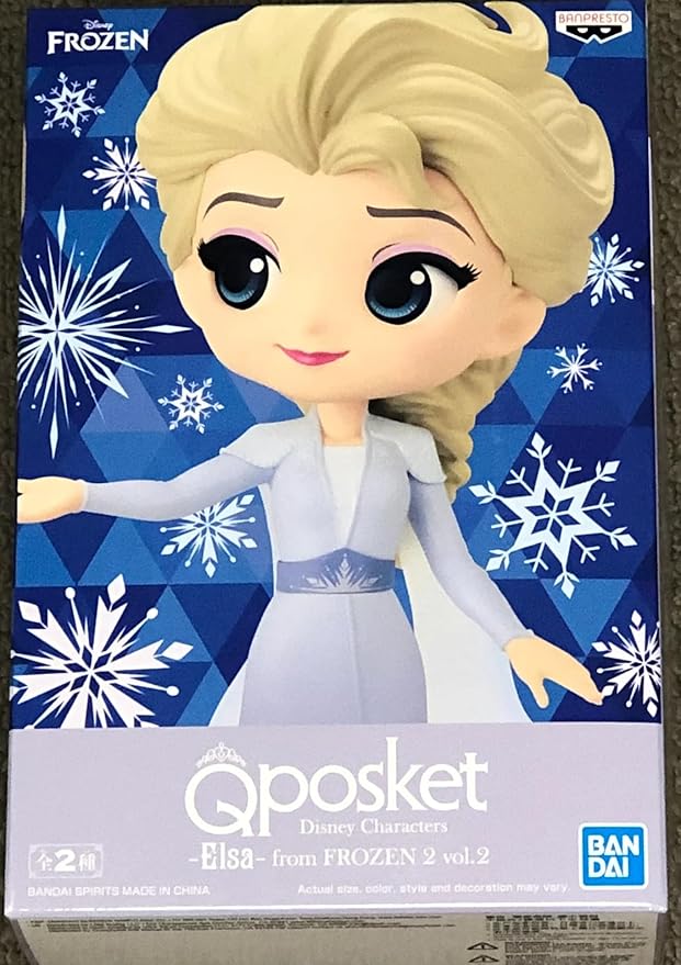 BANPRESTO 18751 - Q Posket Disney Characters -Elsa- From Frozen 2 Vol.2 (Ver.A)