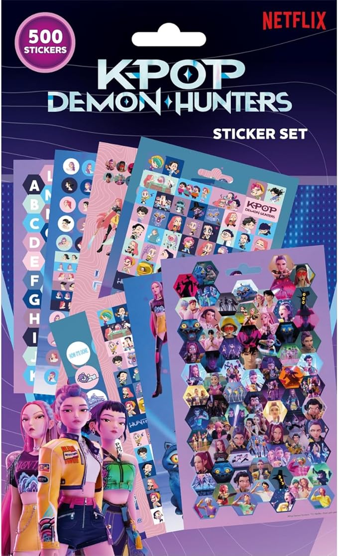 KPOP DEMON HUNTERS STICKER PACK 500