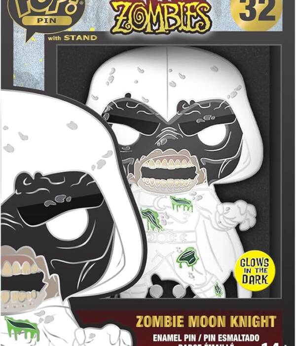 MARVEL:ZOMBIES -POP LARGE PIN ENAMEL 32 MOON KNIGHT