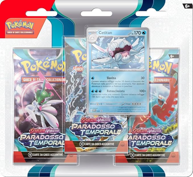 POKEMON PARADOSSO TEMPORALE 3 PACK BLISTER