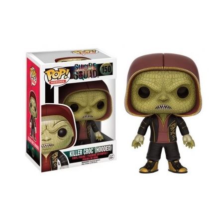 FUNKO POP DC COMICS SUICIDE SQUAD KILLER CROC HOODED VINYL FIGURE NEW! - 150