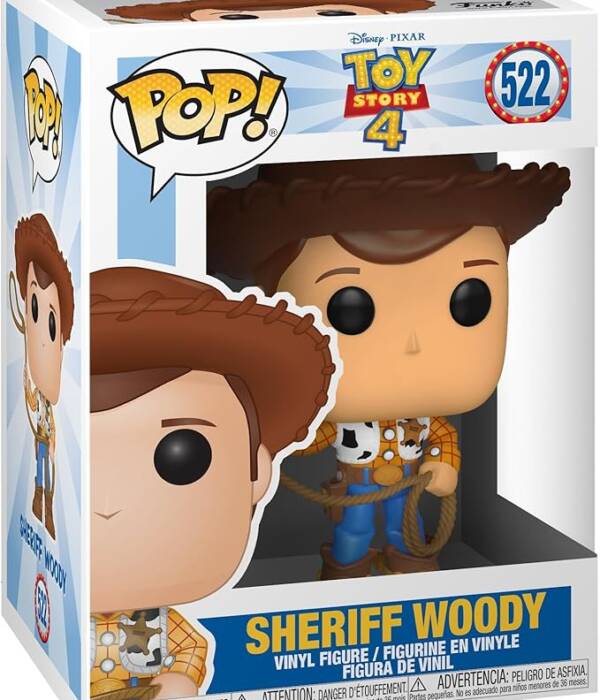 FUNKO POP Disney: Toy Story 4 - 522 Sheriff Woody 9 cm