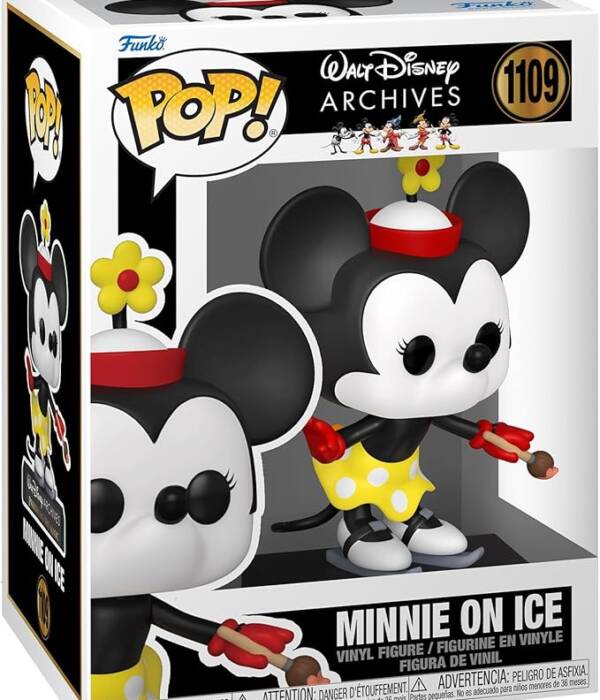 Funko Pop! Disney: Minnie Mouse - Minnie On Ice - (1935) - Disney Standard Characters -1109