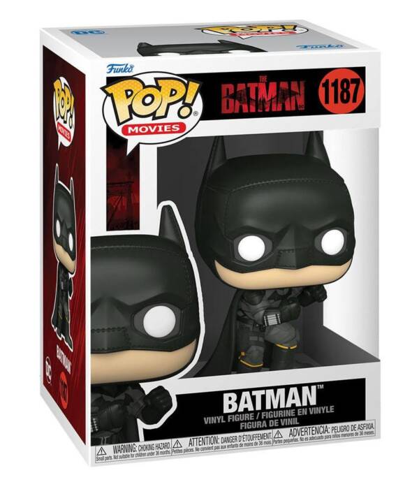 DC COMICS: THE BATMAN - POP FUNKO VINYL FIGURE 1187 BATMAN 9CM 1187