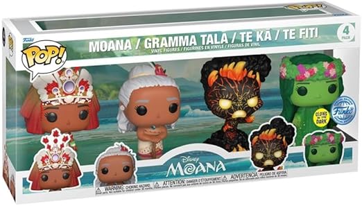 DISNEY MOANA 4 PACK SPECIAL ED POP SE-GLOWS
