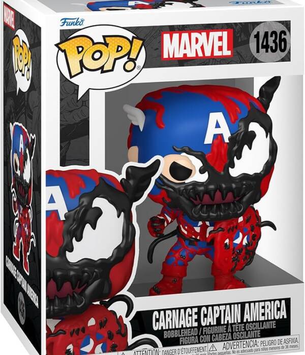 Funko Marvel Carnage Captain America Vinyl Figurine 1436