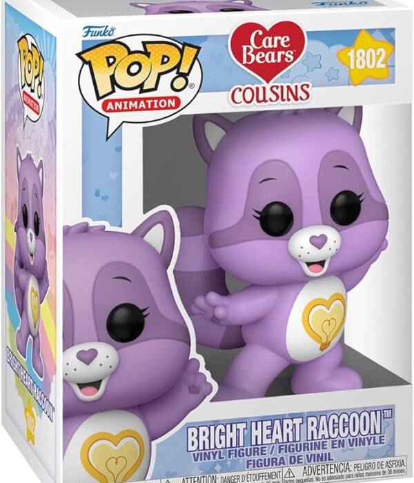 CARE BEARS BRIGHT HEART RACCOON POP 1802
