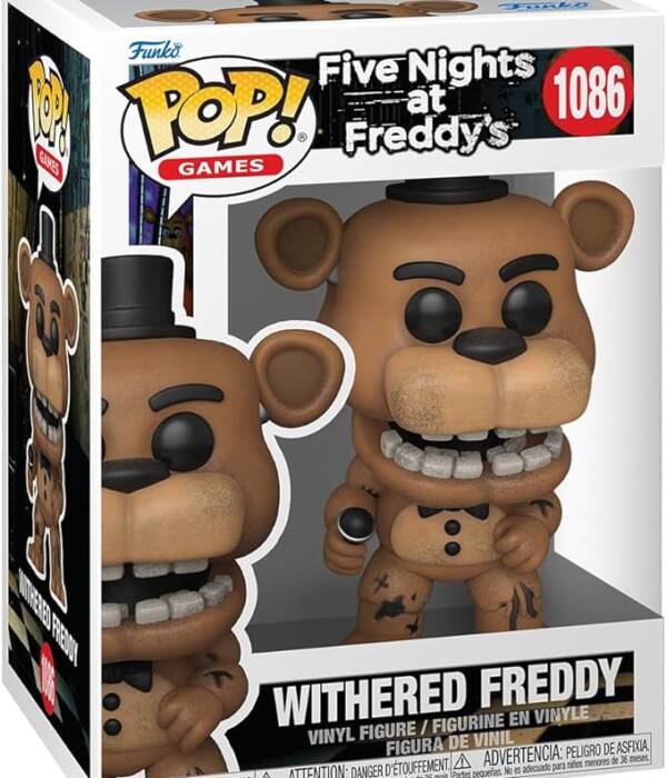 5 NIGHTS FREDDY WITHERED FREDDY POP 1086