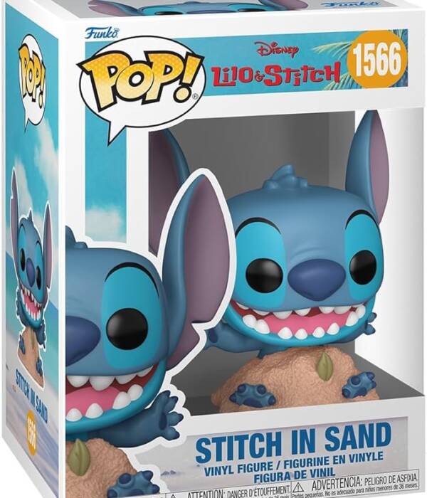 Funko Pop! Disney: L&S - Stitch in Sand - Lilo And Stitch- 1566