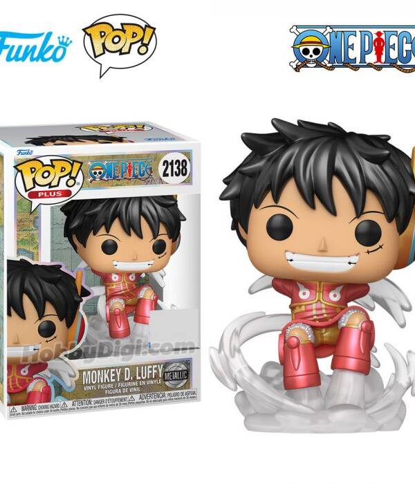 FUNKO POP PLUS Animation: One Piece - Luffy 2138 FUNKO ORIGINAL - METALLIC