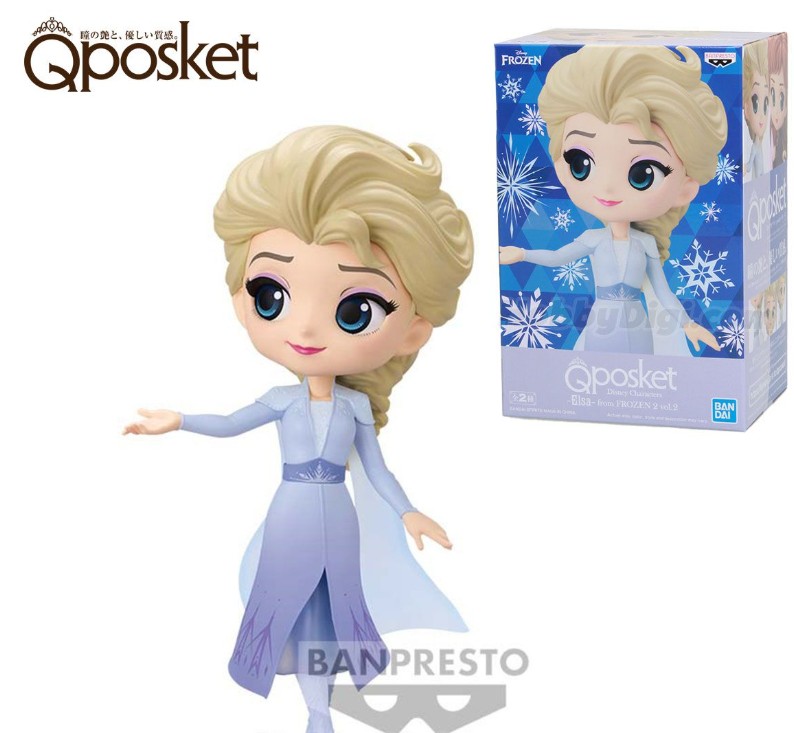 BANPRESTO 18751 - Q Posket Disney Characters -Elsa- From Frozen 2 Vol.2 (Ver.A)