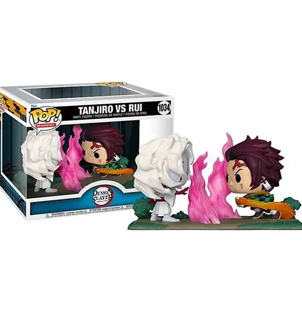 DEMON SLAYER - POP FUNKO VINYL FIGURE MOMENT 1034 TANJIRO VS RUI