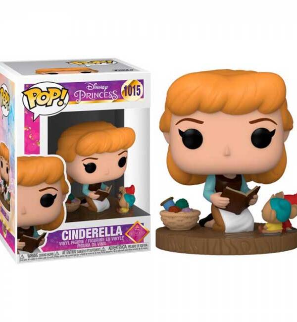 DISNEY: ULTIMATE PRINCESS - POP FUNKO VINYL FIGURE 1015 CINDERELLA 9CM