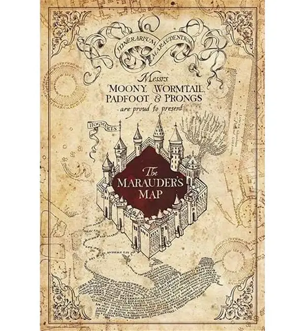 HARRY POTTER MAURAUDER'S MAP POSTER