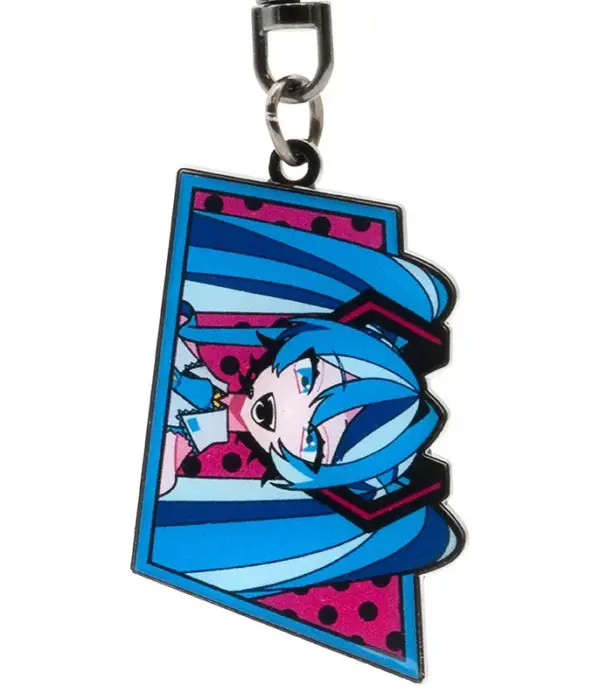 HATSUNE MIKU POLKA DOTS KEYCHAIN