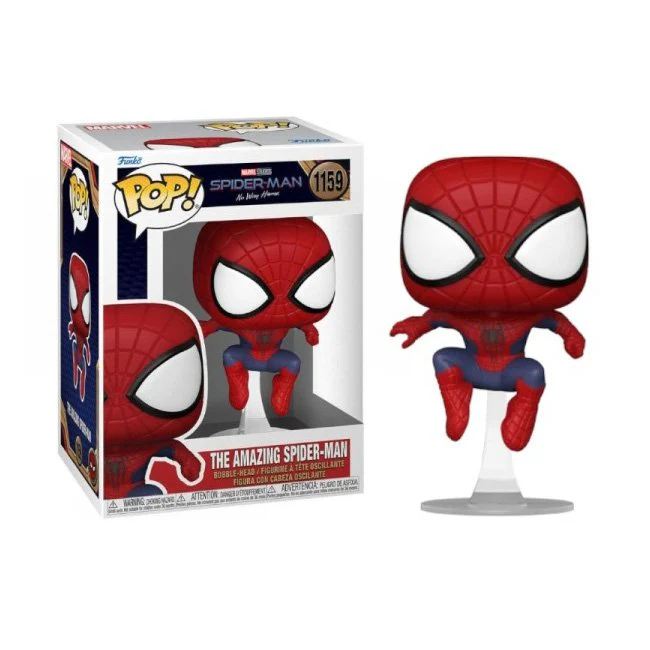 MARVEL: SPIDER-MAN NO WAY HOME - POP FUNKO VINYL FIGURE 1159 LEAPING SPIDER-MAN 3 9CM