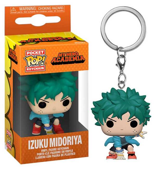 MHA DEKU W/GLOVES POCKET POP KEYCHAIN