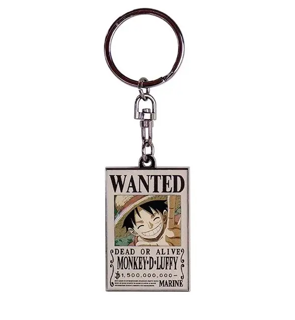 ONE PIECE LUFFY WANTED KEYCHAIN