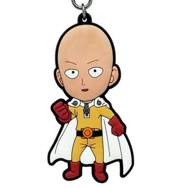 ONE PUNCH MAN SAITAMA KEYCHAIN