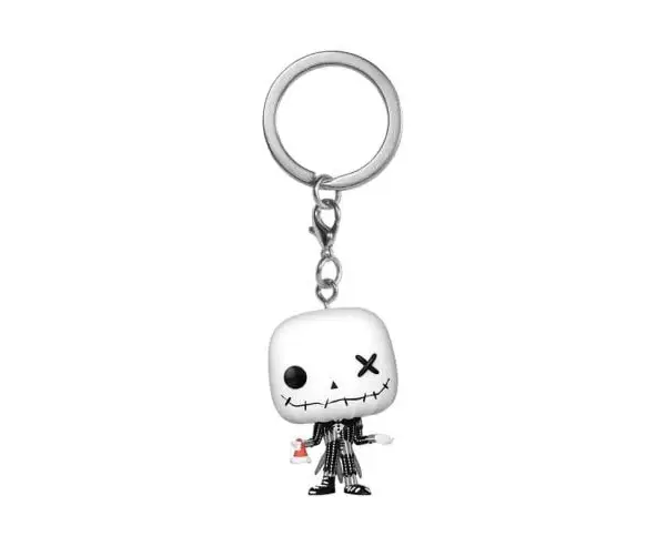 Portachiavi Nightmare Before Christmas Pocket POP! Vinyl Keychains 4 cm Patchwork - Jack