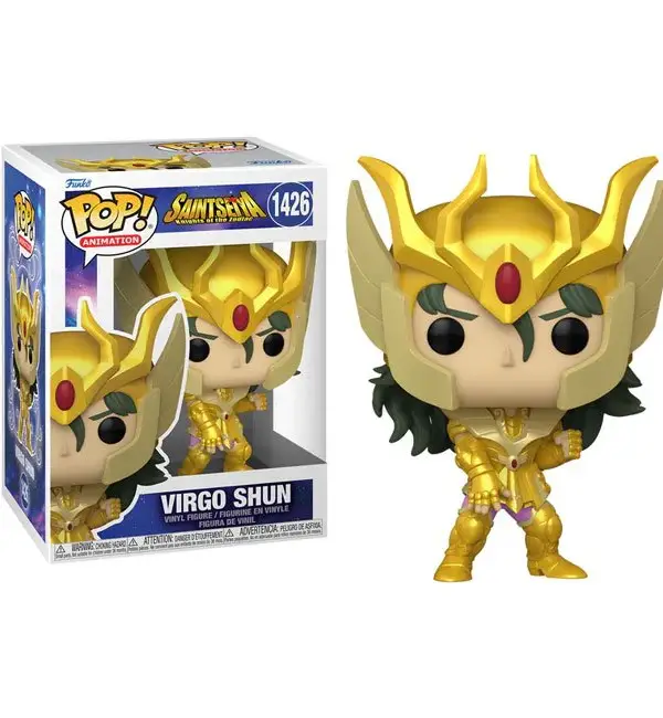 SAINT SEIYA - POP FUNKO VINYL FIGURE 1426 GOLD VIRGO SHUN 9CM