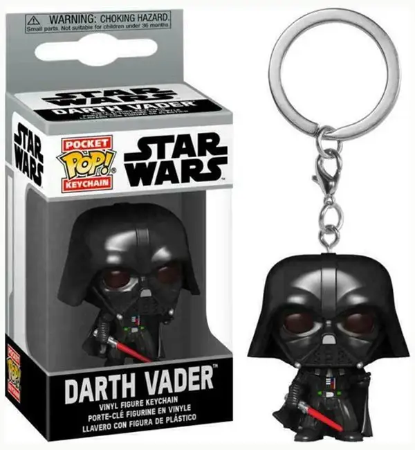 STAR WARS - POP FUNKO VINYL KEYCHAIN DARTH VADER 4CM