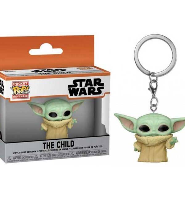 STAR WARS - THE MANDALORIAN - POP FUNKO VINYL KEYCHAIN THE CHILD 4CM