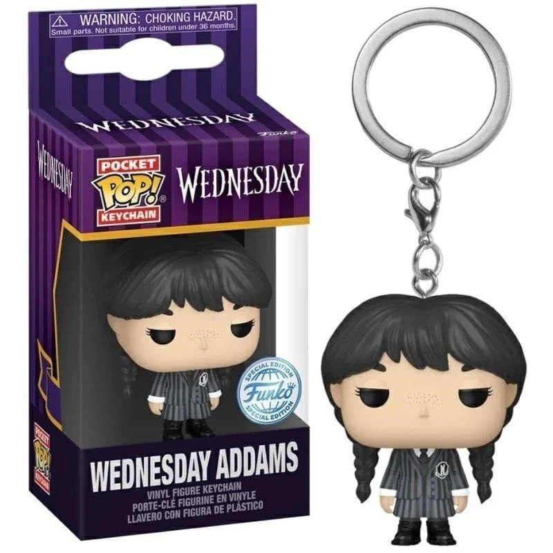 Wednesday POP! Vinyl Keychains Wednesday Addams 4 cm SE
