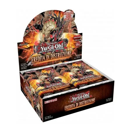 BOX YU-GI-OH! - EREDITA' DI DISTRUZIONE DISPLAY (24 BUSTE) - ITA