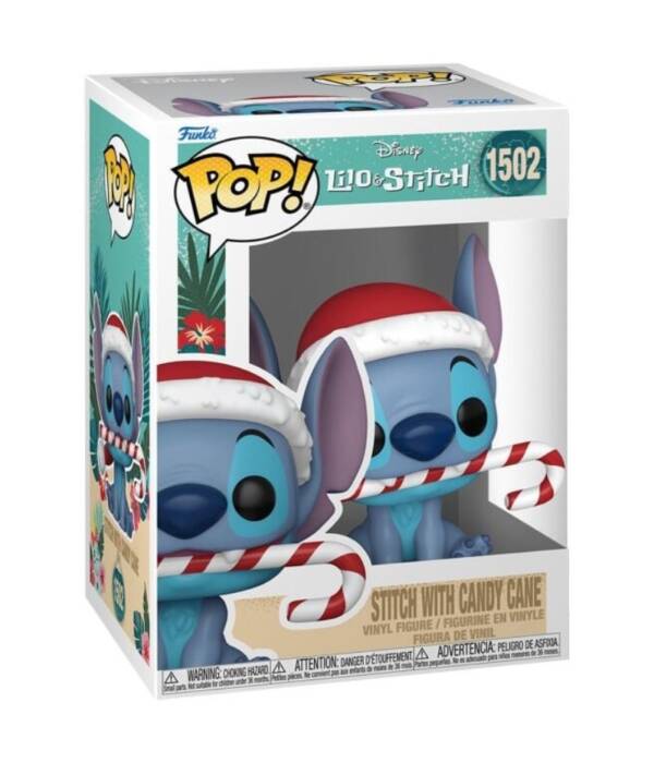 Disney POP! Vinyl Figure Holiday Stitch Candy Cane 9 cm