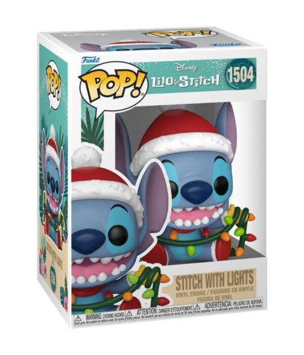 Disney POP! Vinyl Figure Holiday Stitch Lights 9 cm
