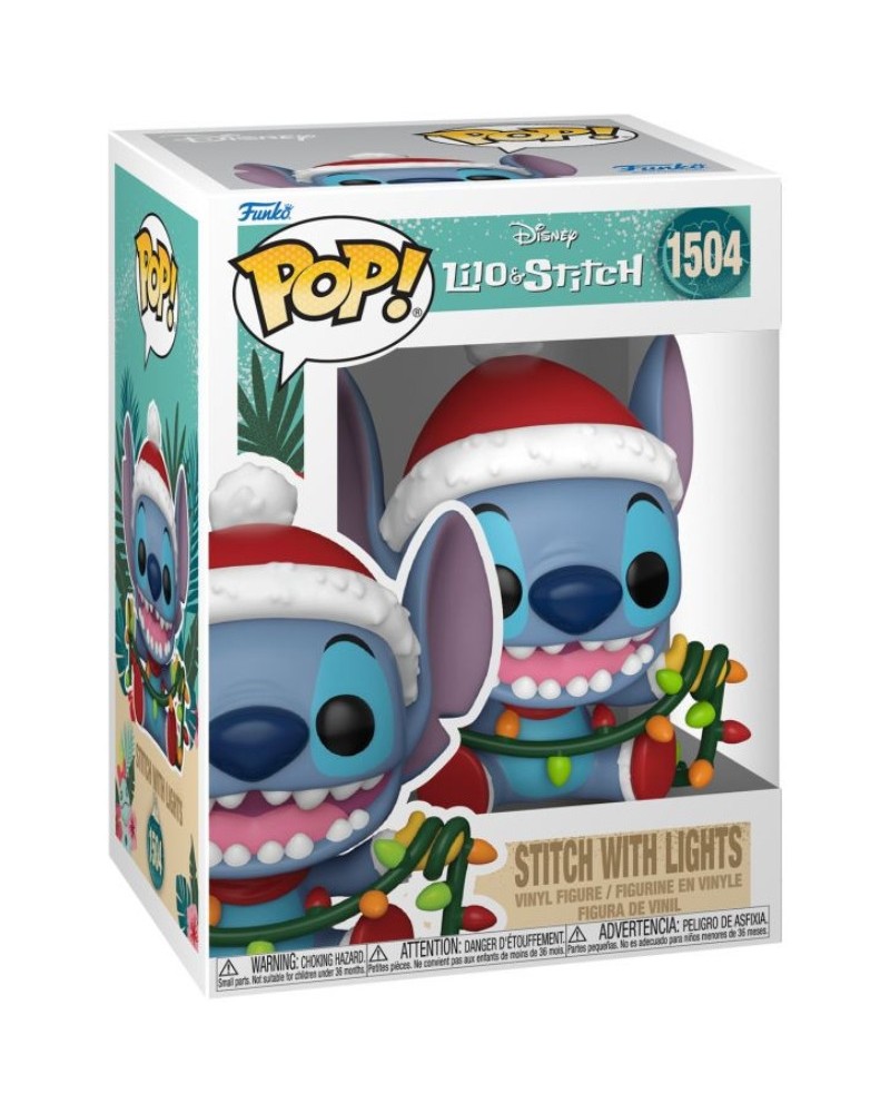 Disney POP! Vinyl Figure Holiday Stitch Lights 9 cm