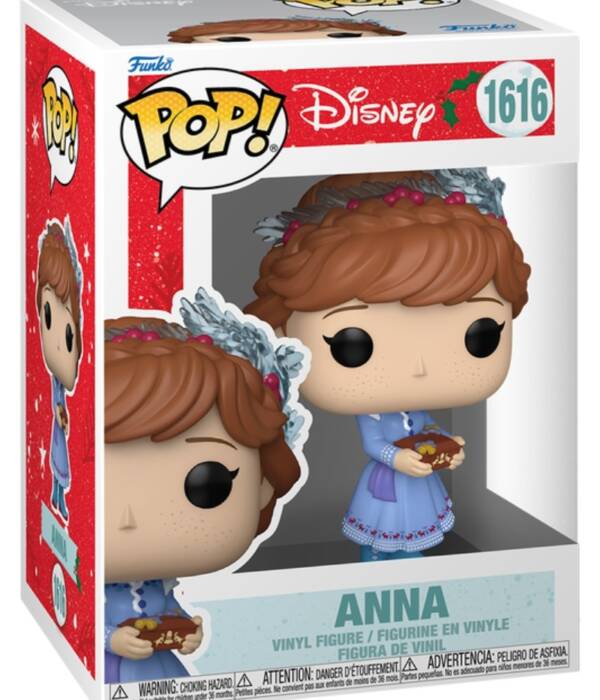 DISNEY PRINCESS HOLIDAY ANNA POP  FUNKO 1616