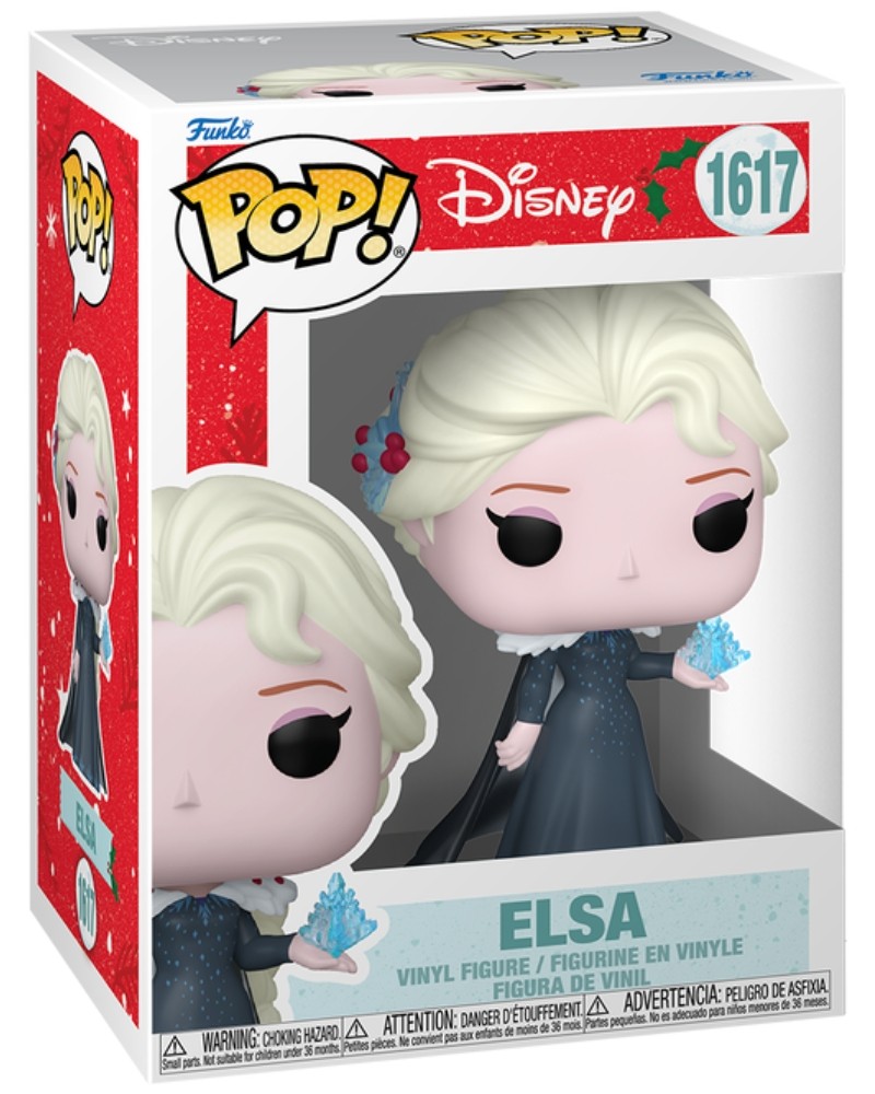DISNEY PRINCESS HOLIDAY ELSA POP FUNKO 1617