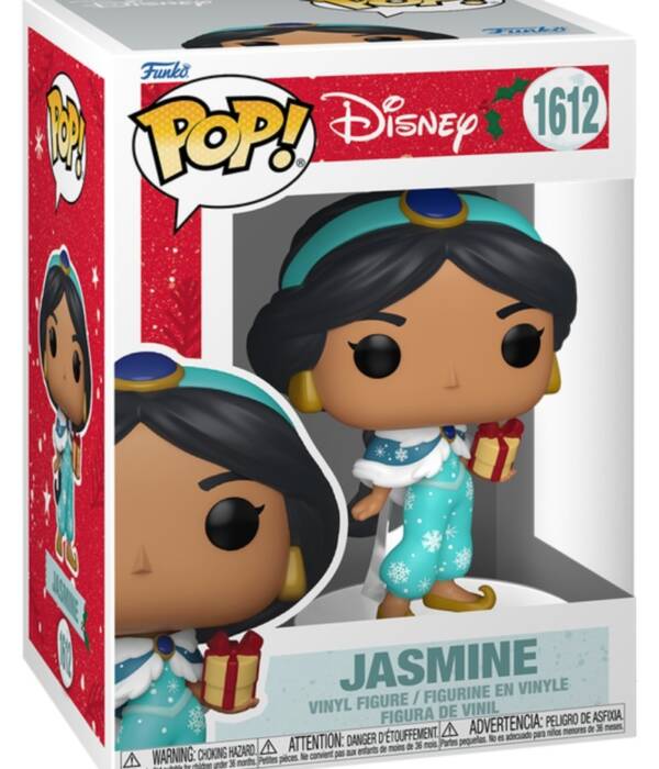 DISNEY PRINCESS HOLIDAY JASMINE POP FUNKO 1612