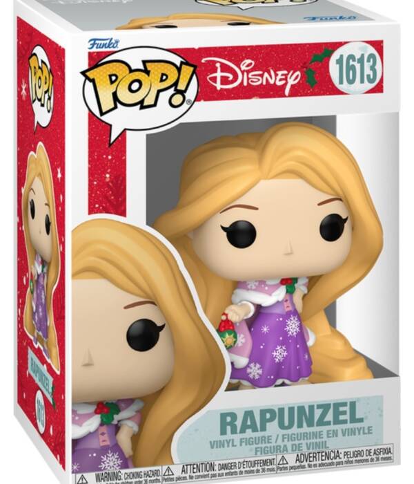 DISNEY PRINCESS HOLIDAY RAPUNZEL POP FUNKO 1613