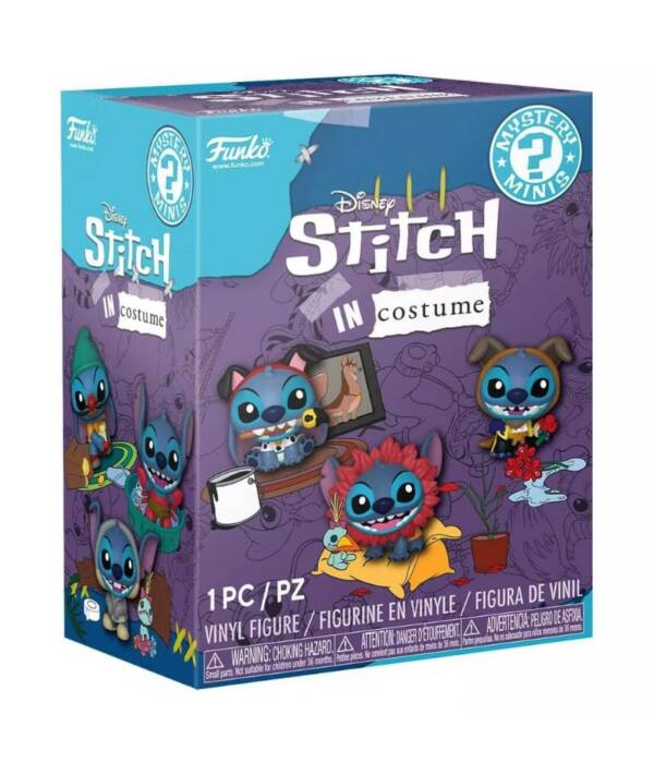 DISNEY: STITCH COSTUME - MYSTERY MINI BLIND BOX - DISPLAY 12 PZ
