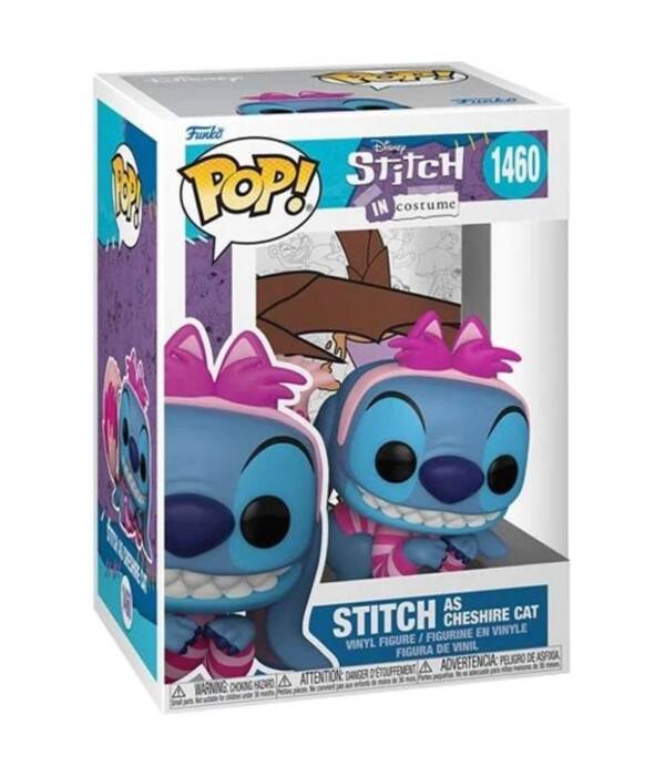 DISNEY: STITCH COSTUME - POP FUNKO VINYL FIGURE 1460 CHESHIRE 9CM