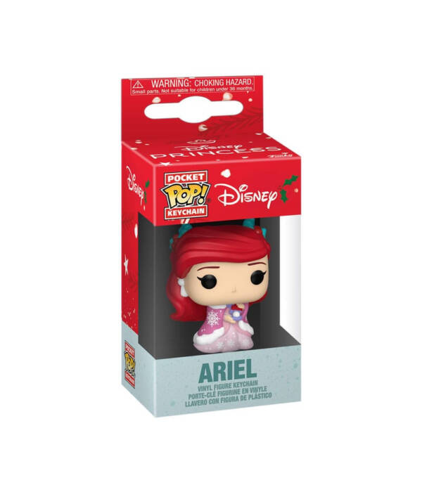 Funko Pop! Keychain &ndash; Disney Princesses: Ariel (Holiday Edition)