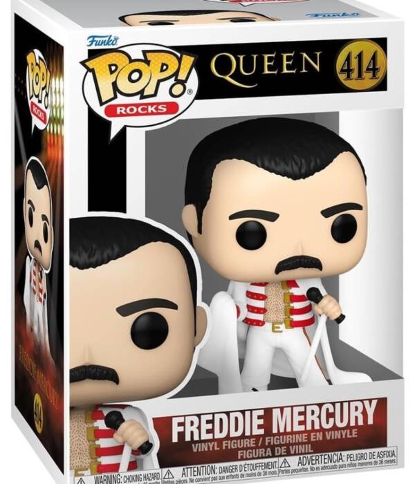FUNKO POP0 ROCKS QUEEN FREDDY MERCURY 414