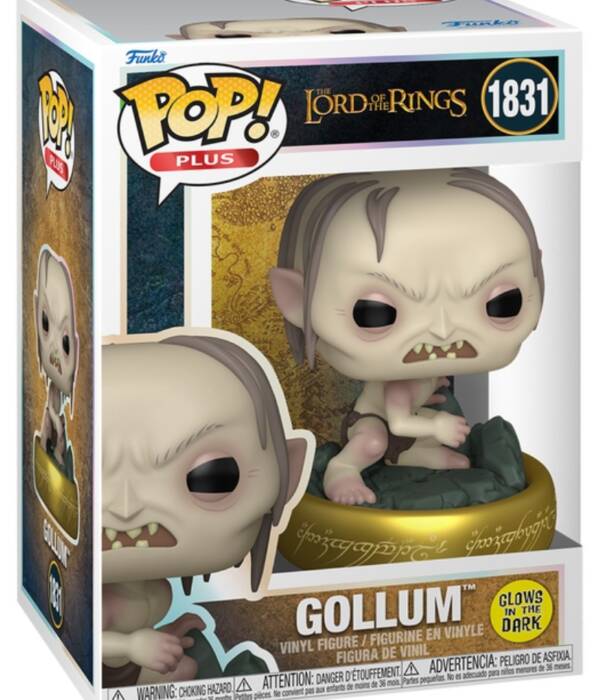 LOTR PLUS MOVIES GOLLUM POP 1831 GLOWS