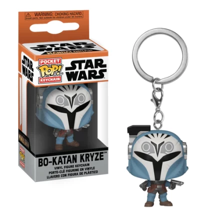 MANDALORIAN BO KATAN KEYCHAIN POP