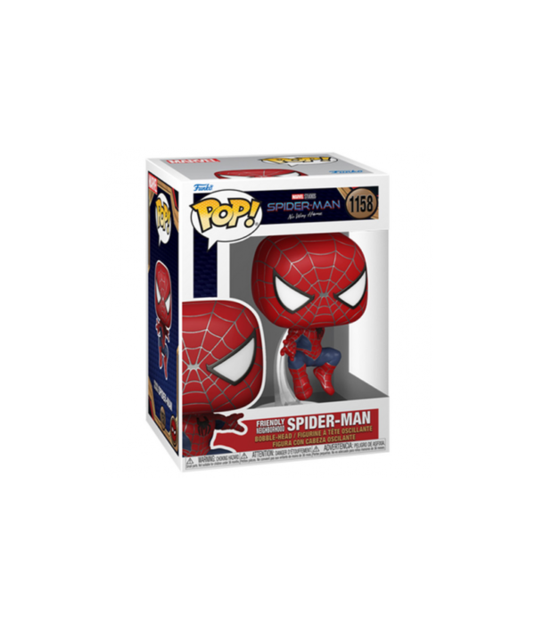MARVEL: SPIDER-MAN NO WAY HOME - POP FUNKO VINYL FIGURE 1158 LEAPING SPIDER-MAN 2 9CM