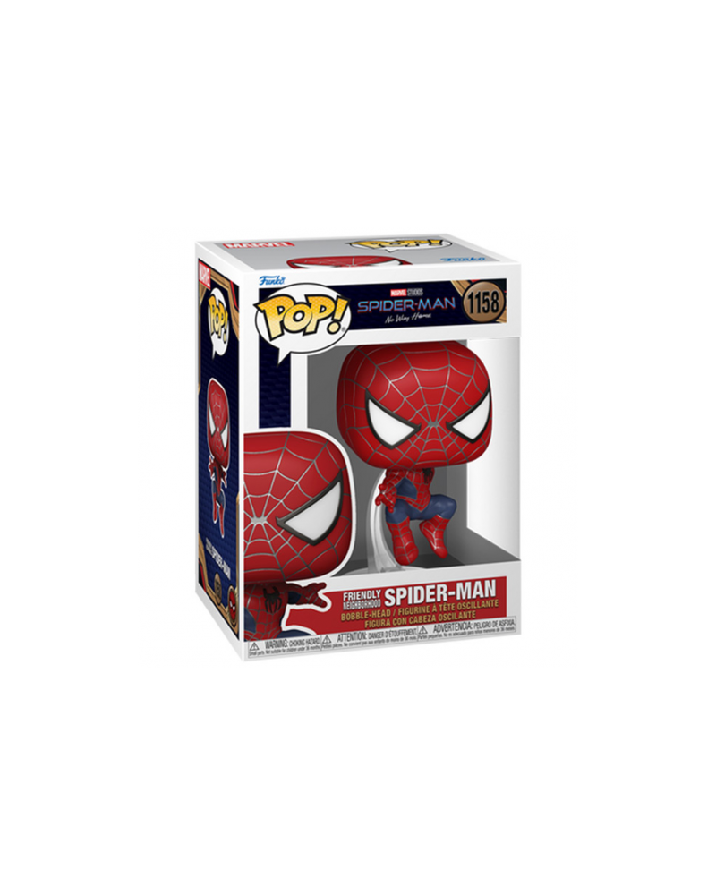 MARVEL: SPIDER-MAN NO WAY HOME - POP FUNKO VINYL FIGURE 1158 LEAPING SPIDER-MAN 2 9CM
